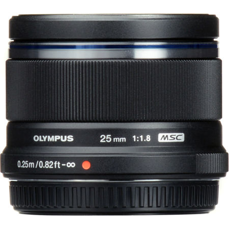USED Olympus M. Zuiko Digital 25mm f/1.8 Lens - Black - for Micro