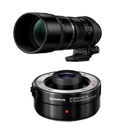 Olympus M.Zuiko Digital ED 300mm f/4.0 IS PRO Lens for MFT w/MC-20 Teleconverter