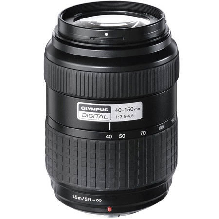 Olympus Zuiko 40-150mm f/3.5-4.5 EZ Digital Zoom Lens for Olympus Four Thirds