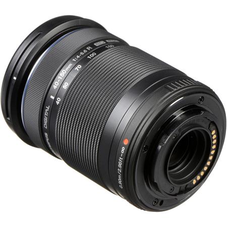 Olympus M.Zuiko Digital ED 40-150mm f/4-5.6 R Lens for Micro Four Thirds,  Black