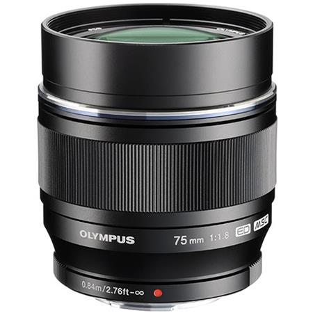 Olympus M.Zuiko Digital 75mm f/1.8 Lens for Micro Four Thirds