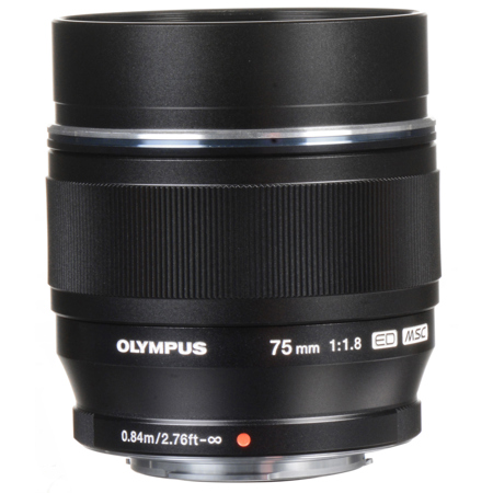 Olympus M.Zuiko Digital 75mm f/1.8 Lens for Micro Four