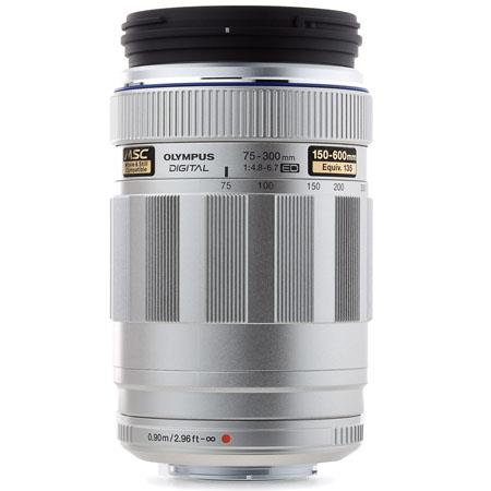 Olympus M. Zuiko Digital ED 75-300mm f4.8-6.7 Zoom Lens - Silver - for  Micro Four Thirds System