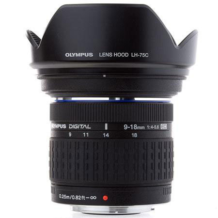 Olympus Zuiko 9mm-18mm f/4.0-5.6 E-ED Zoom Lens f/Four Thirds System - BUNDLE-