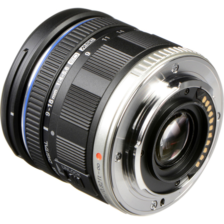 USED Olympus M. Zuiko Digital ED 9-18mm f4.0-5.6 Lens - Black
