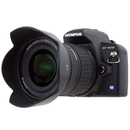 Olympus Zuiko 9-18mm f/4.0-5.6 E-ED Digital Zoom Lens for E Series DSLRs - (Four Thirds System)