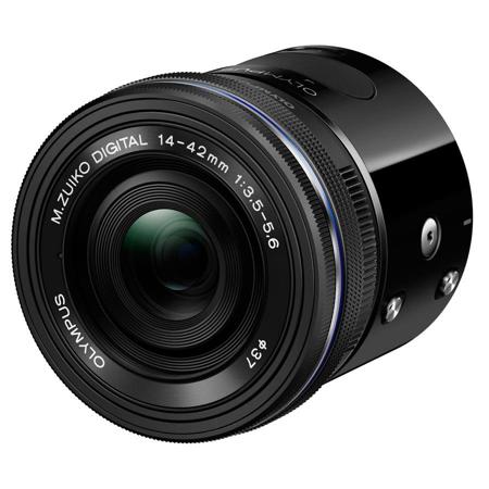 Olympus Air A01 16MP Lens-Style Digital Camera Body with 14-42mm EZ Lens, Black