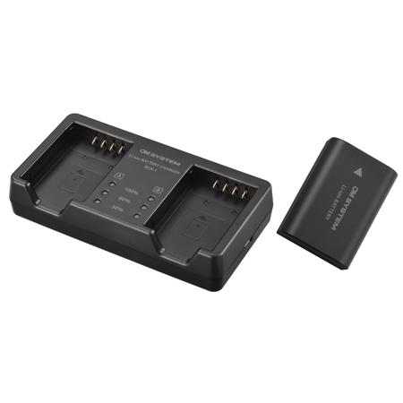 OM SYSTEM Lithium Ion Battery with Charger Kit