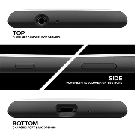 iOttie Macaron Protective Case Cover for Samsung Galaxy S4, Black