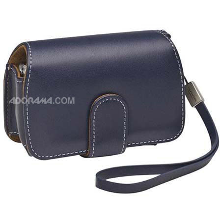 Olympus Premium Slim Leather Case, Navy