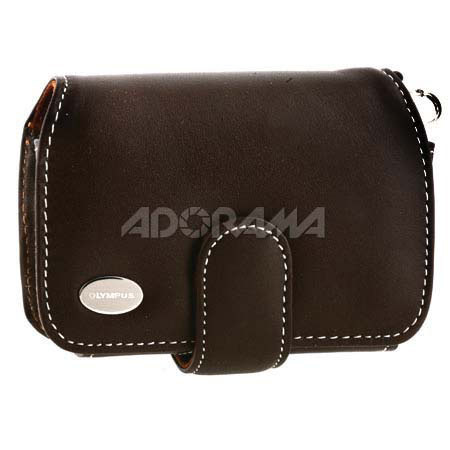 Olympus Slim Leather Case, Dark Brown