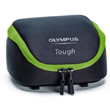 Olympus Stylus Tough System Bag, Black with Green Trim