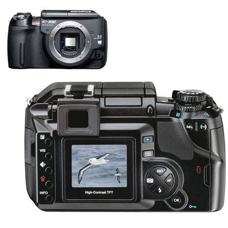 Olympus EVOLT-300 Digital SLR Camera, 8 Megapixel, Interchangeable Lenses (Demo, without original box)