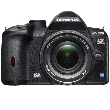 Olympus E-520 DSLR Camera/Lens Kit w/8GB CF Memory Card