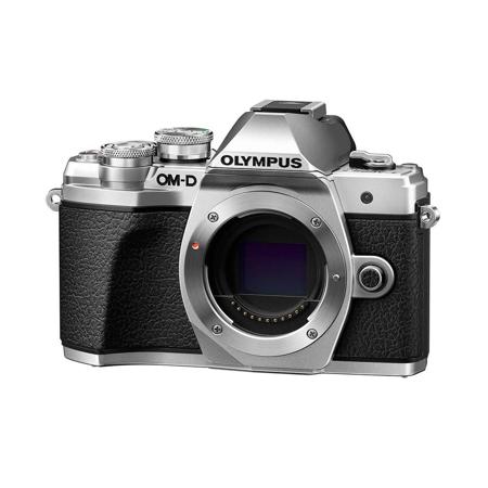 Olympus OM-D E-M10 Mark III Mirrorless Silver Camera w/14-42 EZ Lens