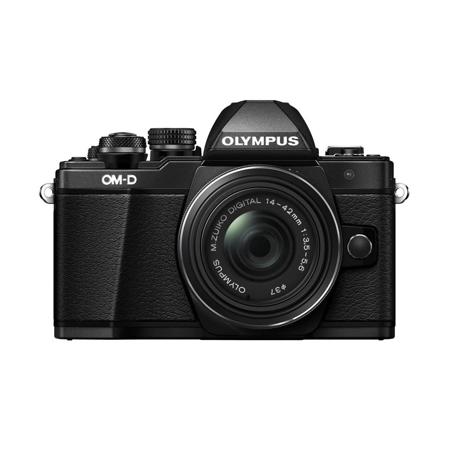 Olympus OM-D E-M10 Mark II Mirrorless with 14-42mm II R Lens, Black