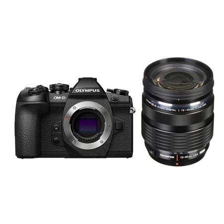 Olympus OM-D E-M1 Mark II Mirrorless Camera, M. Zuiko ED 12-40mm PRO Lens, Black