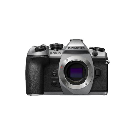 Olympus OM-D E-M1 Mark II 20.4MP Mirrorless Camera Body, Silver