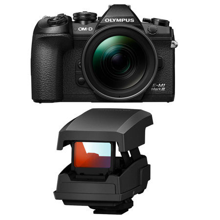 Olympus OM-D E-M1 Mark III Mirrorless Camera with 12-40mm Lens with Dot Sight