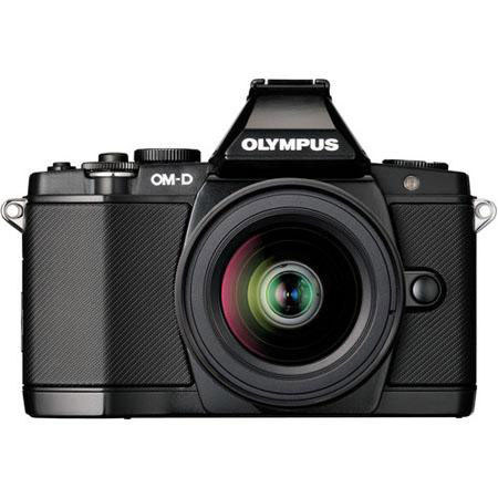 Olympus E-M5 Mirrorless Digital Camera - Black w/Olympus 12-50mm Zoom Lens