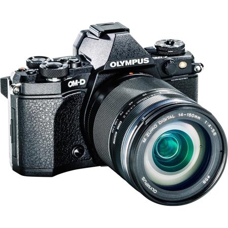 Olympus OM-D E-M5 Mark II Weatherproof Kit, Black with 14-150/4-5.6 II Lens