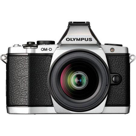Olympus OM-D E-M5 Digital Camera Silver - Olympus 12-50mm f/3.5-5.6 Bundle