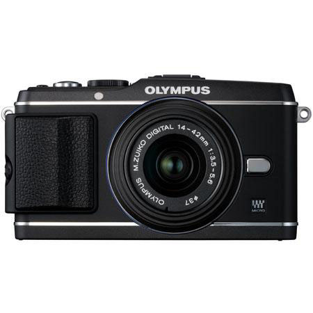 Olympus E-P3 Pen Camera, Black with 14-42 Bundle