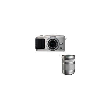 Olympus E-P3 Pen Digital Camera w/M. Zuiko 14-42mm II R f/3.5-5.6 Silver -BUNDLE