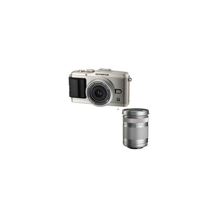 Olympus E-P3 Pen Digital Camera w/M. Zuiko 17mm f/2.8 Lens & 40-150mm -Silver