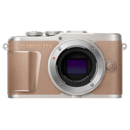 Olympus PEN E-PL10 Mirrorless Digital Camera Body, Brown