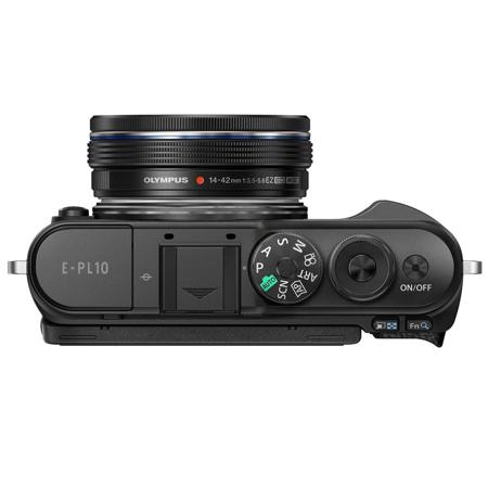 Olympus PEN E-PL10 Mirrorless Digital Camera Body, Black
