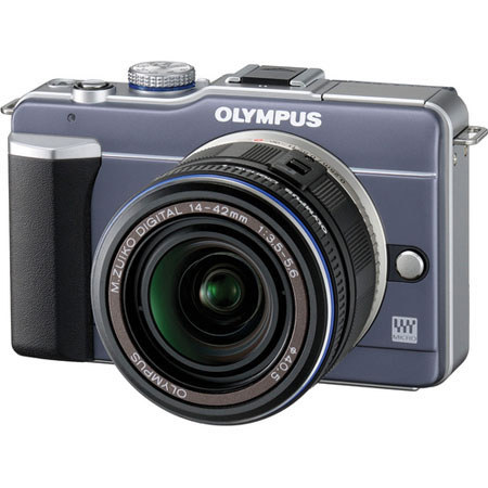 Olympus PEN E-PL1 Camera with 14-42mm/40-150mm Lens,Blk