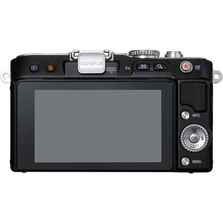 Olympus E-PL3 Mirrorless Digital Camera, 14-42mm Lens, Blk/Blk - Refurbished