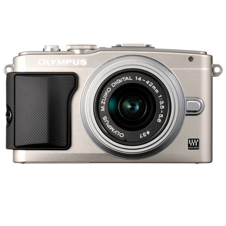 Olympus E-PL5 Mirrorless Digital Camera with 14-42mm f/3.5 II Lens, Silver