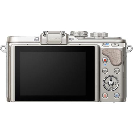 Olympus PEN E-PL8 Mirrorless with Silver 14-42mm II R Lens - White
