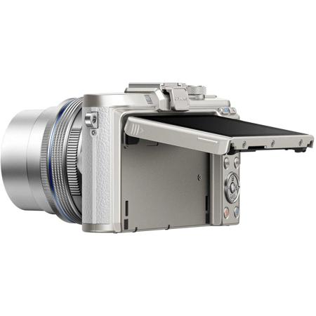 Olympus PEN E-PL8 Mirrorless with Silver 14-42mm II R Lens - White