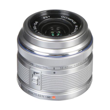 Olympus PEN E-PL8 Mirrorless with Silver 14-42mm II R Lens - White
