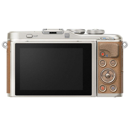 Olympus PEN E-PL9 16.1MP Mirrorless Camera Body, Honey Brown - Open Box
