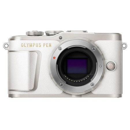 Olympus PEN E-PL9 16.1MP Mirrorless Camera Body, Pearl White - Open Box
