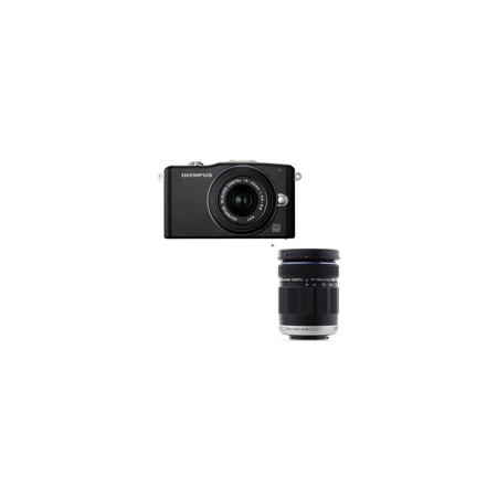 Olympus E-PM1 Digital Camera, with 14-42m II R Black, 40-150
