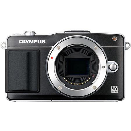 Olympus E-PM2 Camera Body, Black, Bundle w/16GB Card, Carry Case, Cleaning