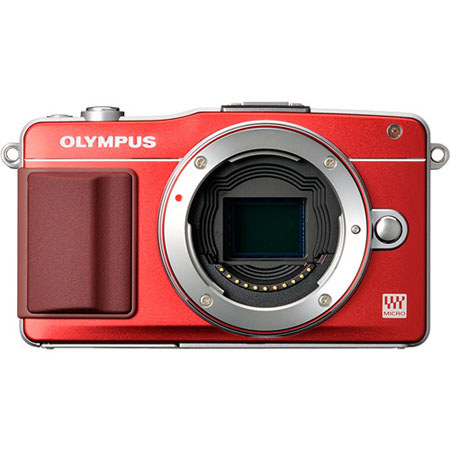 Olympus E-PM2 Mirrorless Digital Camera Body, Red