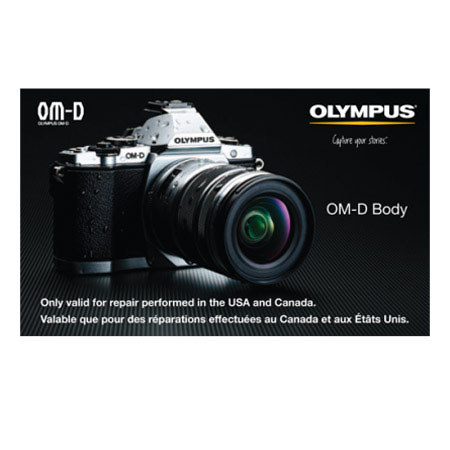 Olympus 2 Year Extended Warranty for OM-D Camera Body