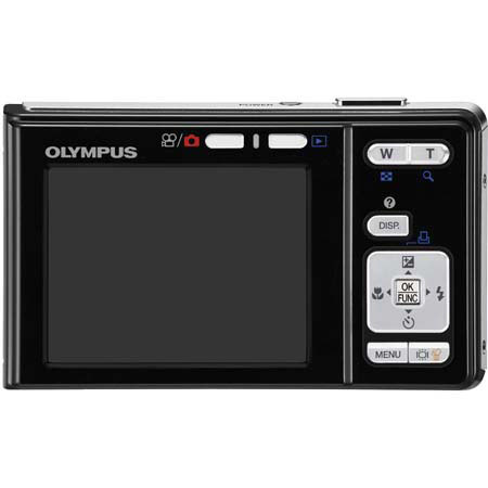 Olympus FE-20 Digital Camera, 8 Megapixel, 3x Optical Zoom, 4x Digital Zoom, 2.5" LCD Screen, Black