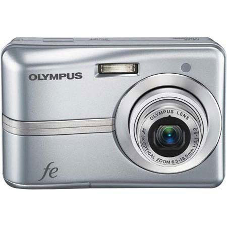 Olympus FE-25 Dig Cam Kit, Slvr w/2GB Micro SD Mem Card