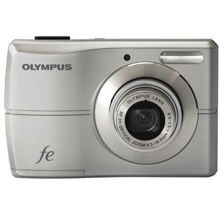 Olympus FE-26 Digital Camera Kit, 4GB, Silver