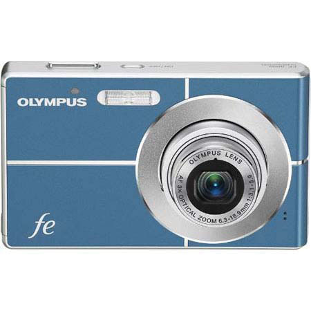 Olympus FE-3000 DigCam Kit,Lt Blue w/LI-42B Li-Ion Batt