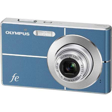 Olympus FE-3000 10MP Digital Camera, Light Blue