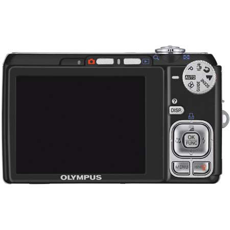 Olympus FE-340 Digital Camera, 8 Megapixel, 5x Optical Zoom, 4x Digital Zoom, 2.7" LCD Screen, Black