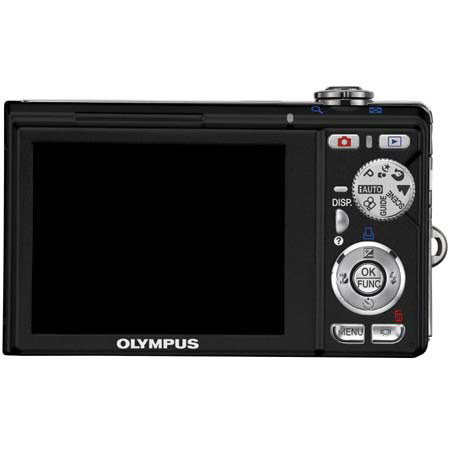 Olympus FE-370 Digital Camera with Super-slim Body, 8 Megapixel, 5x Optical Zoom, 4x Digital Zoom, 2.7" LCD Screen, Black